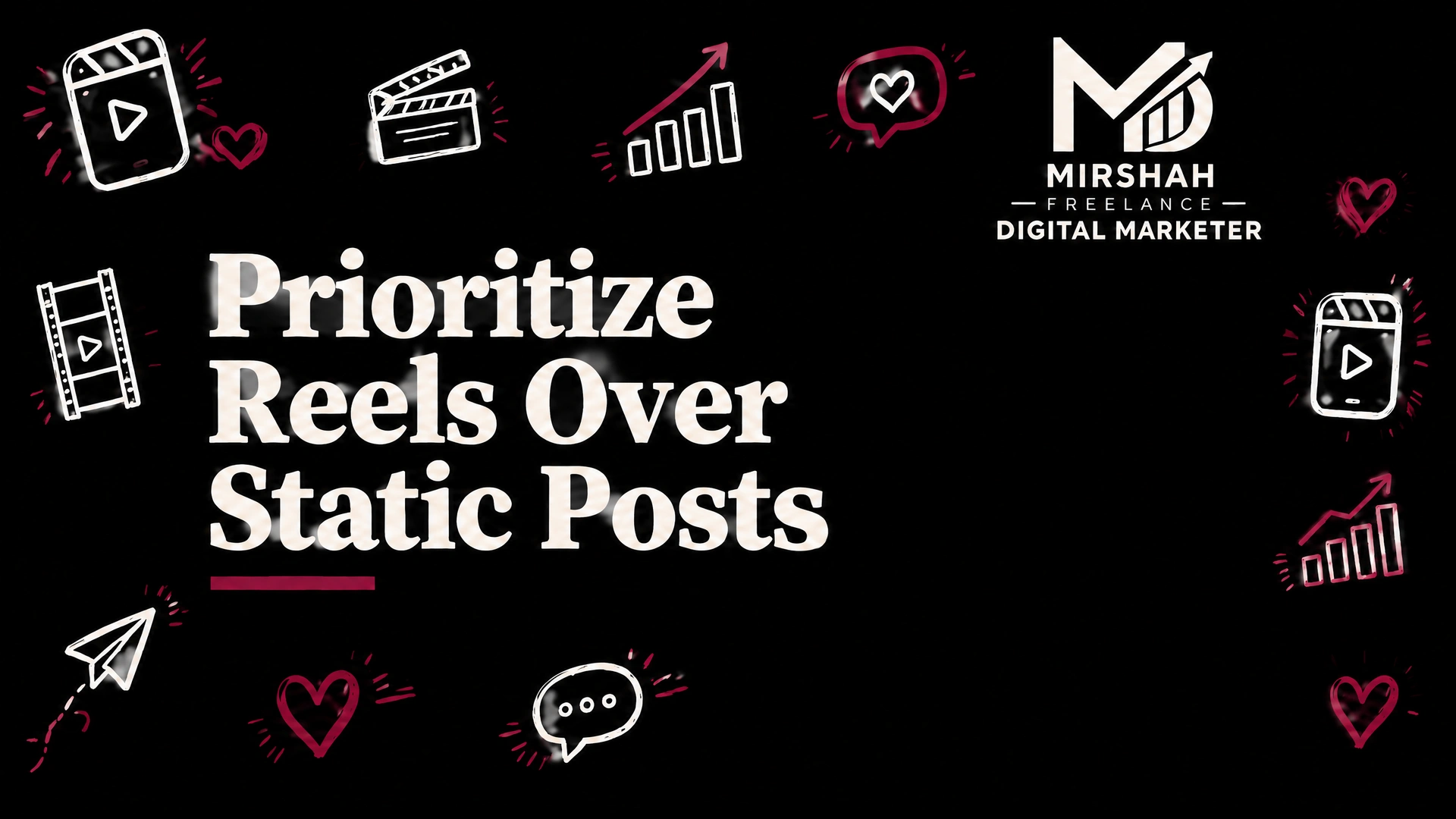 prioritize reels over static posts