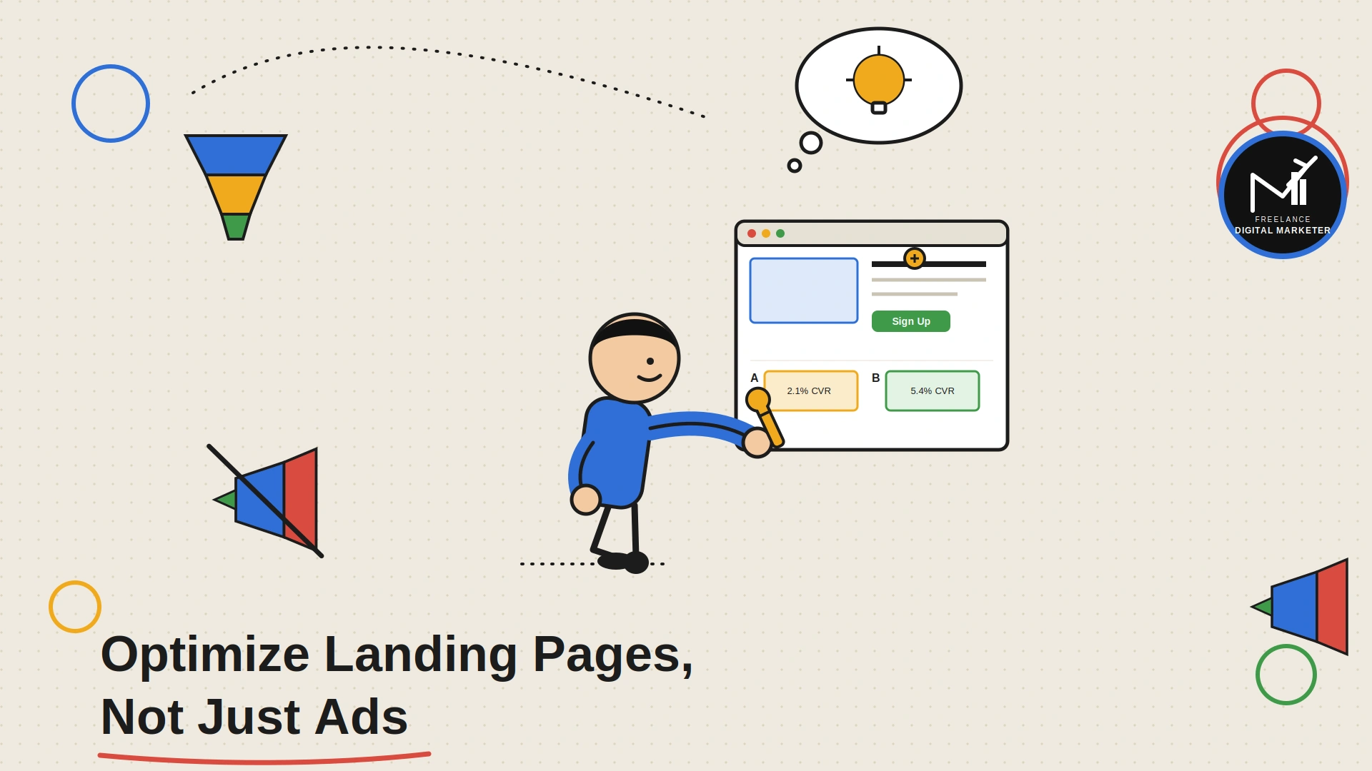 Optimize Landing Pages, Not Just Ads